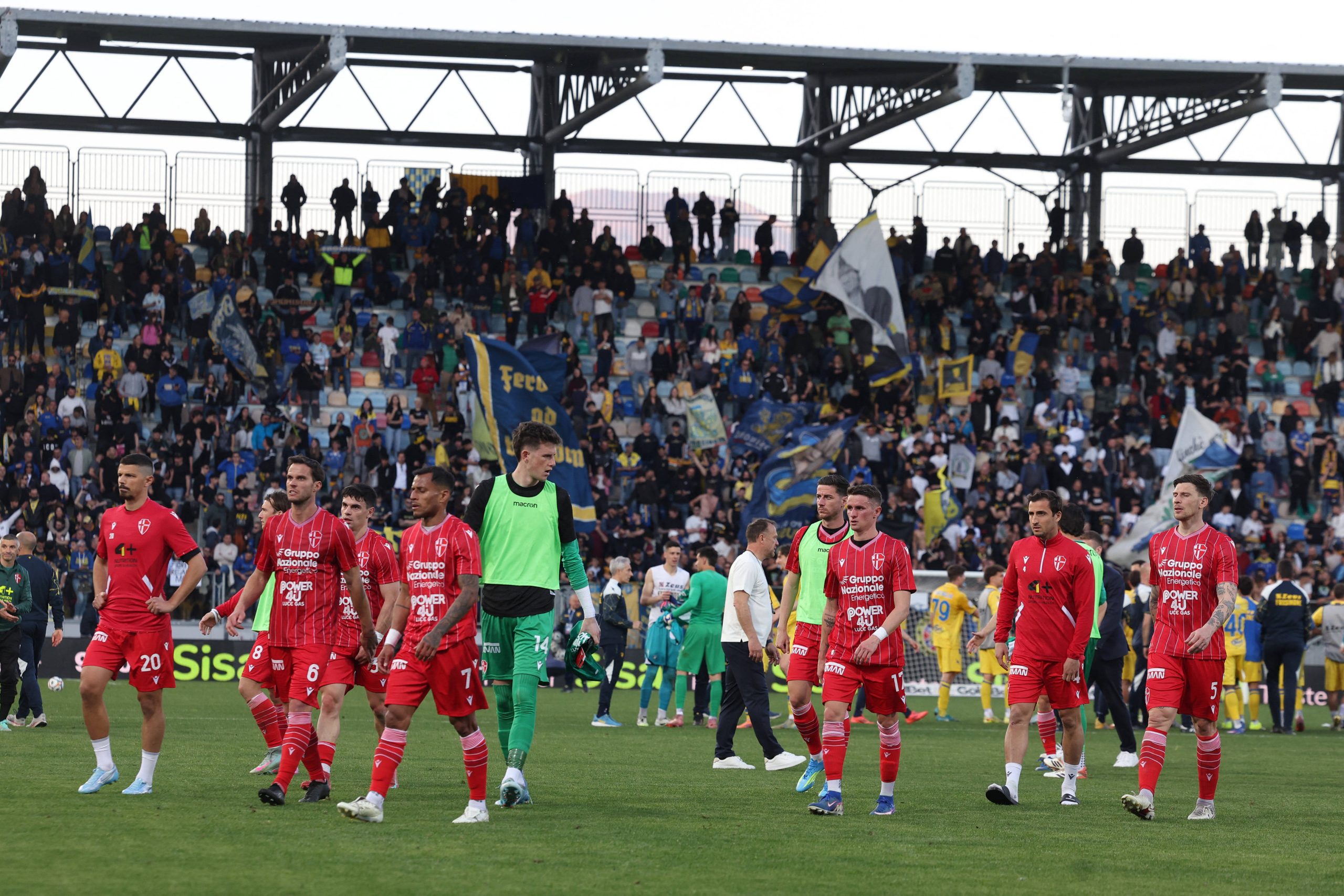 Padova Calcio presso Stadio Benito Stirpe dopo gara Frosinone