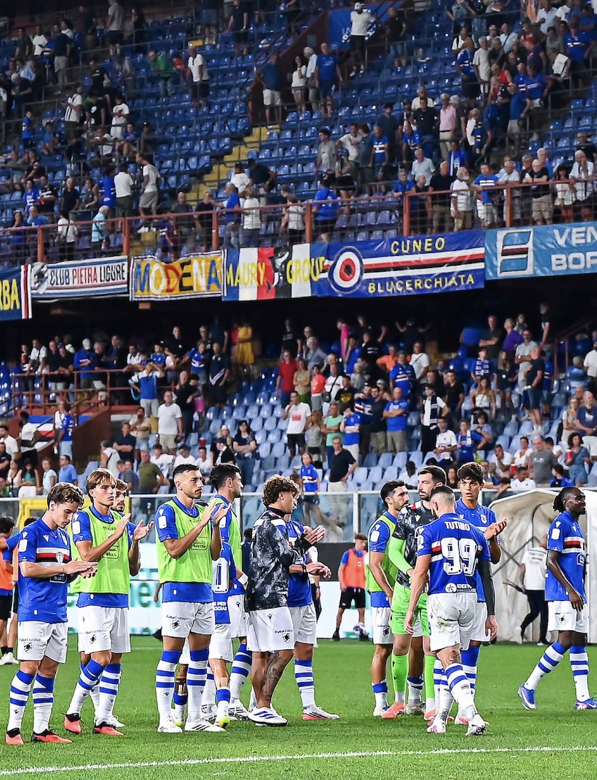 Sampdoria fine partita